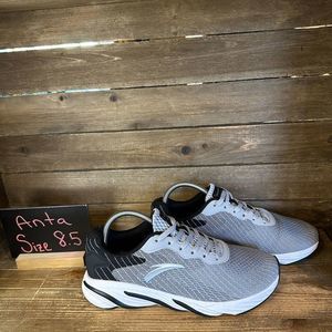 Mens Anta Gray Athletic Running Walking Comfort Sneakers Shoes Size 8.5 D‎ GUC